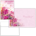 Religious Birthday Card - Shining Delicate Tulips