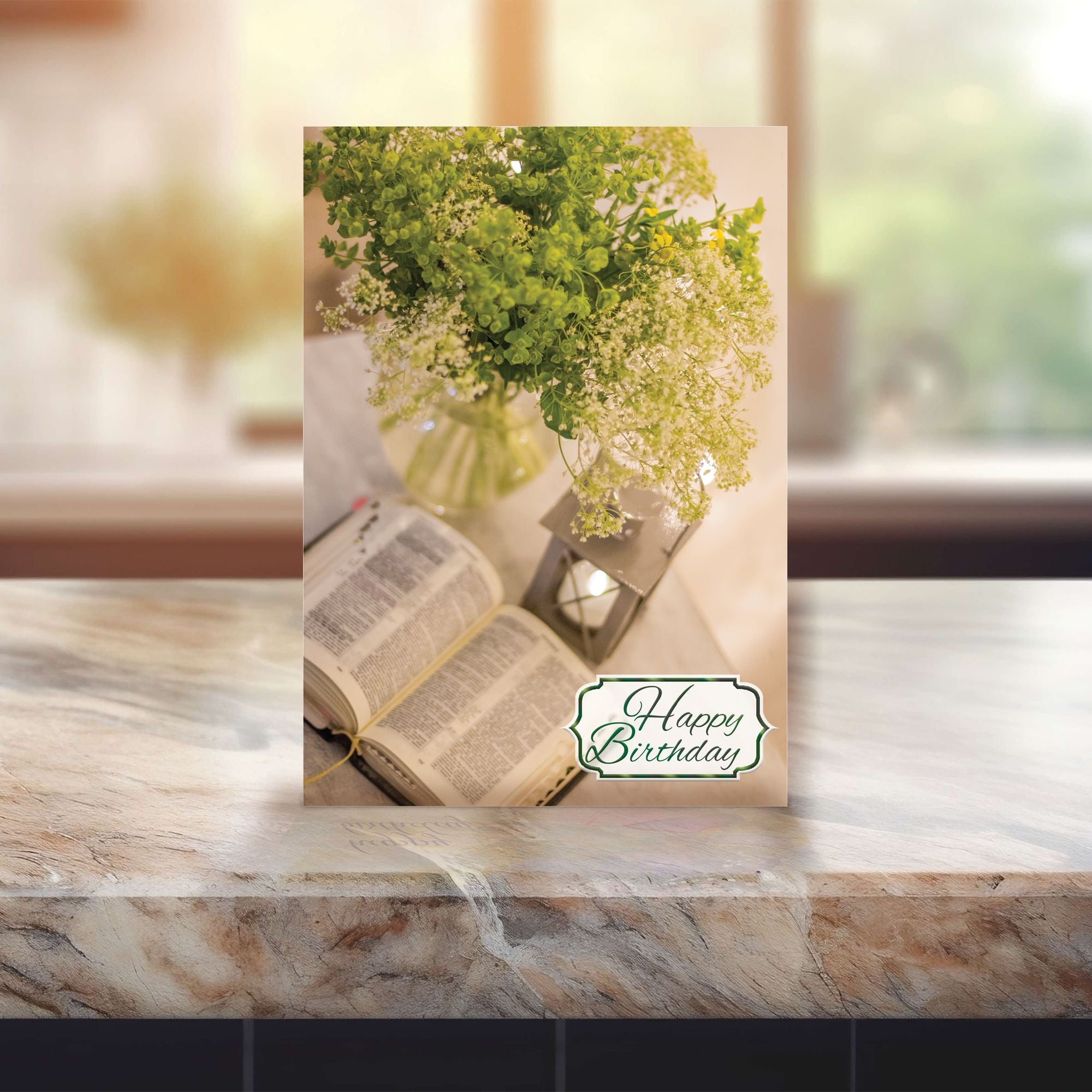 Open The Bible | Birthday Greeting Card