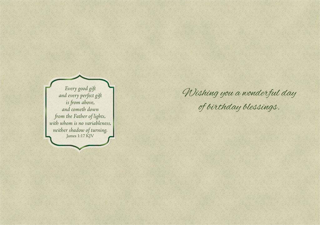 Open The Bible | Birthday Greeting Card