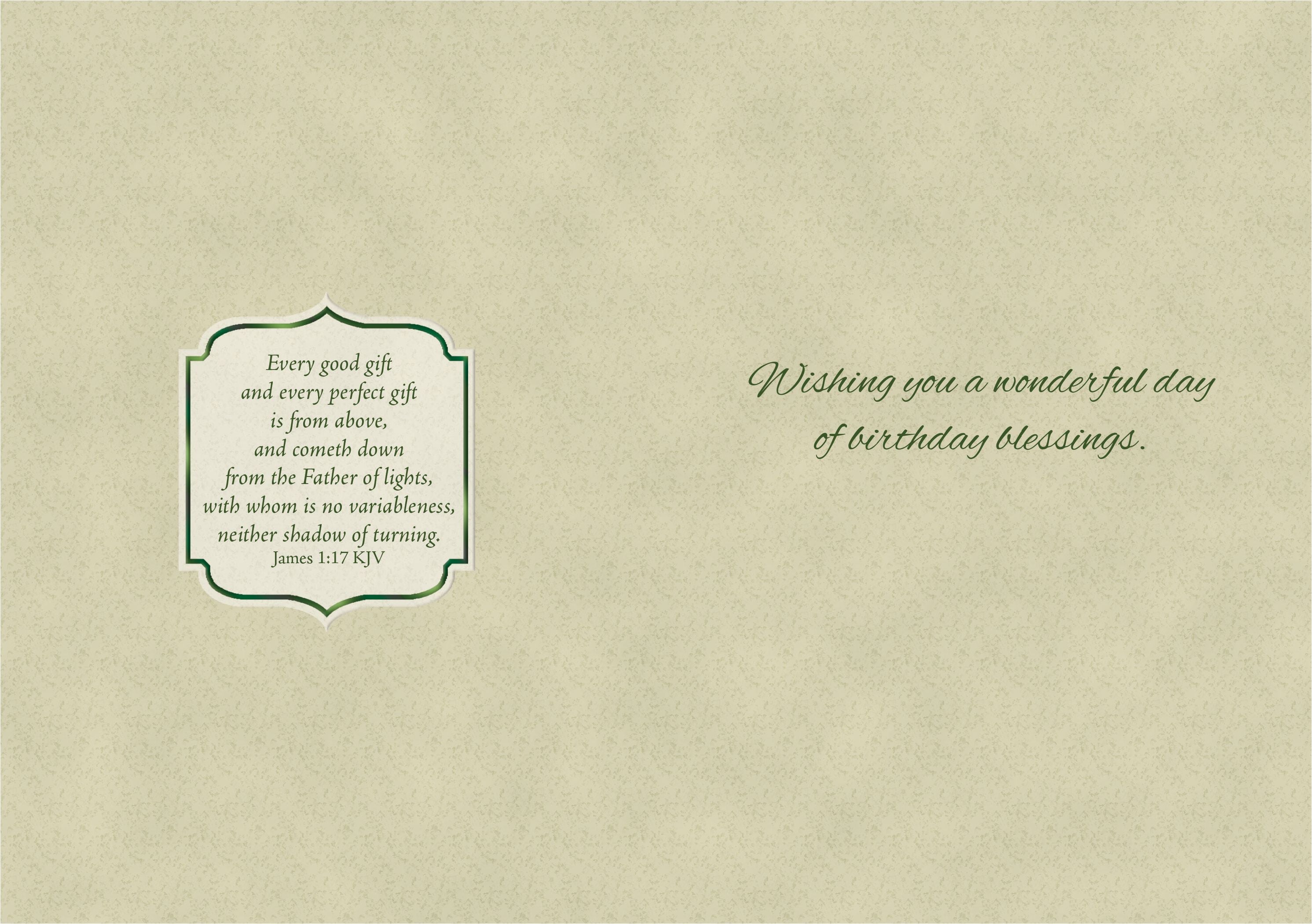 Open The Bible | Birthday Greeting Card