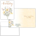 Religious Birthday Card – Wild Flower Birthday with KJV Scripture