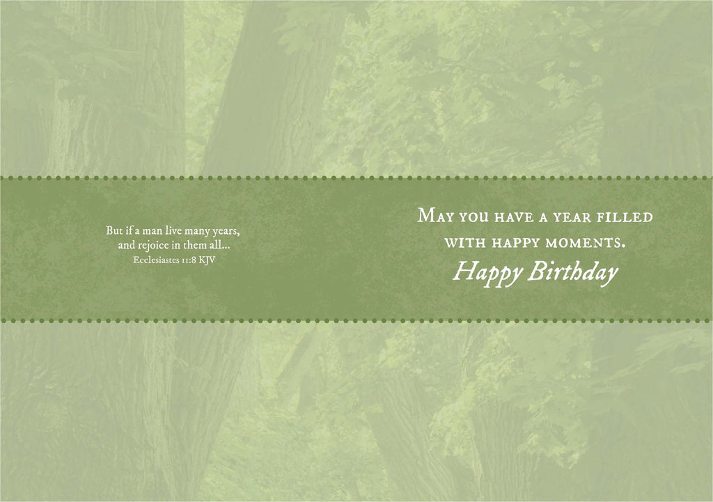 Shared Blessings Forest Path Christian Birthday Card