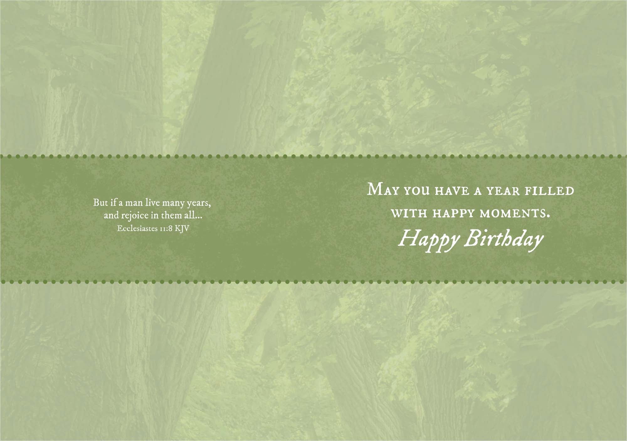 Shared Blessings Forest Path Christian Birthday Card