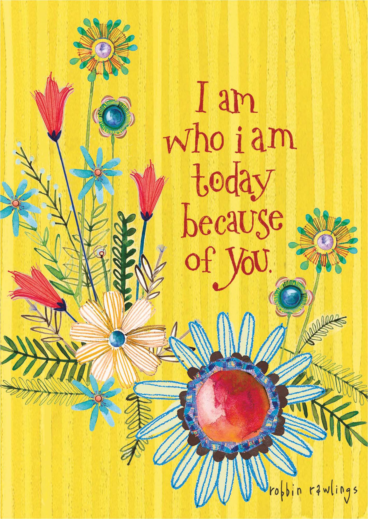 Religious Thank You Card | Because of You
