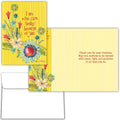 Religious Thank You Card | Because of You