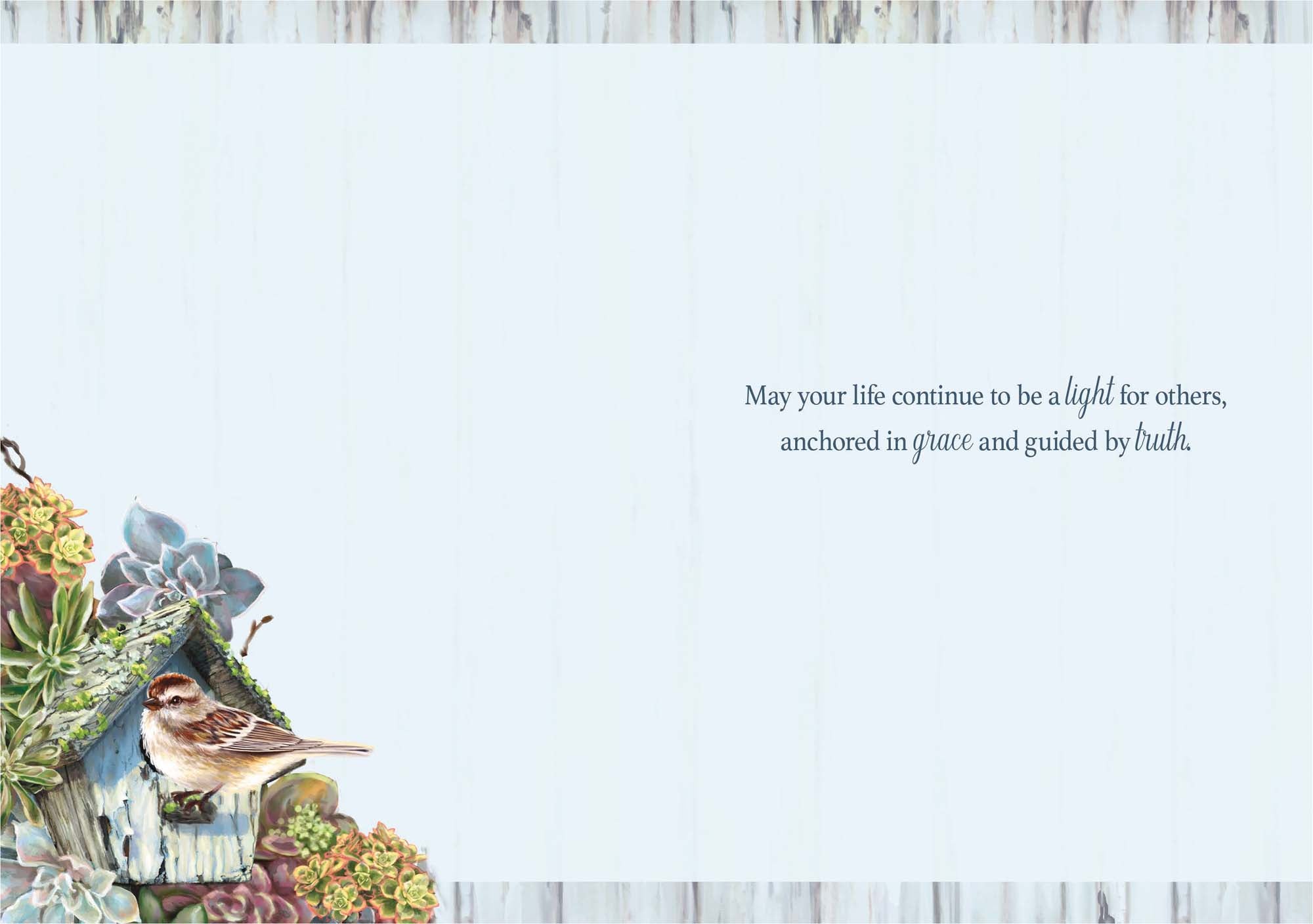 As For Me and My House Christian Encouragement Card