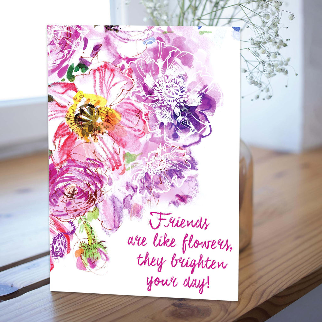 Religious Friendship Card | Friends Brighten Your Day