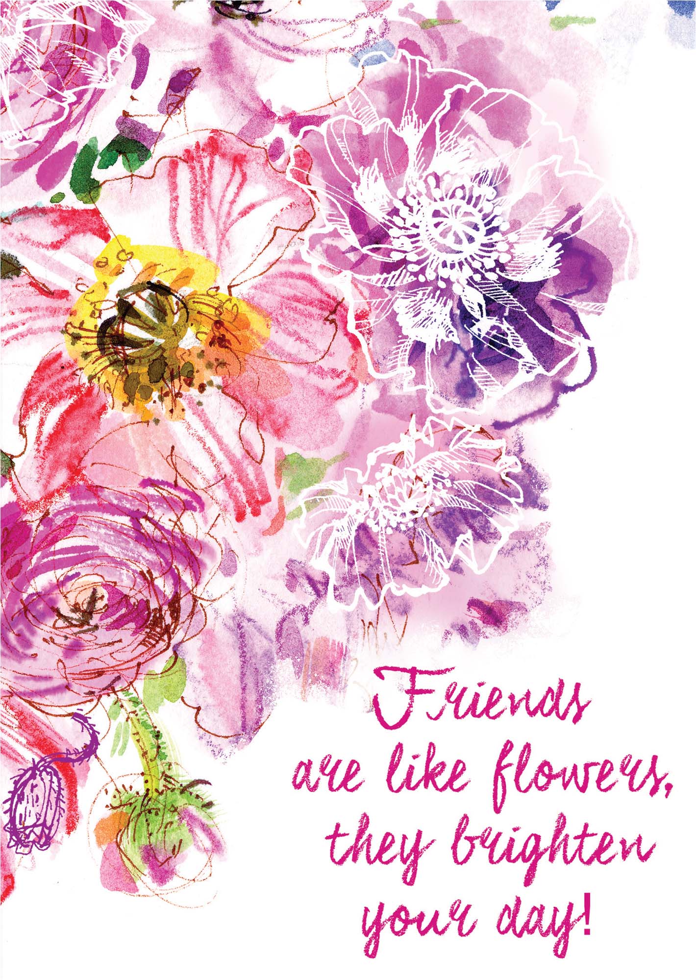 Religious Friendship Card | Friends Brighten Your Day