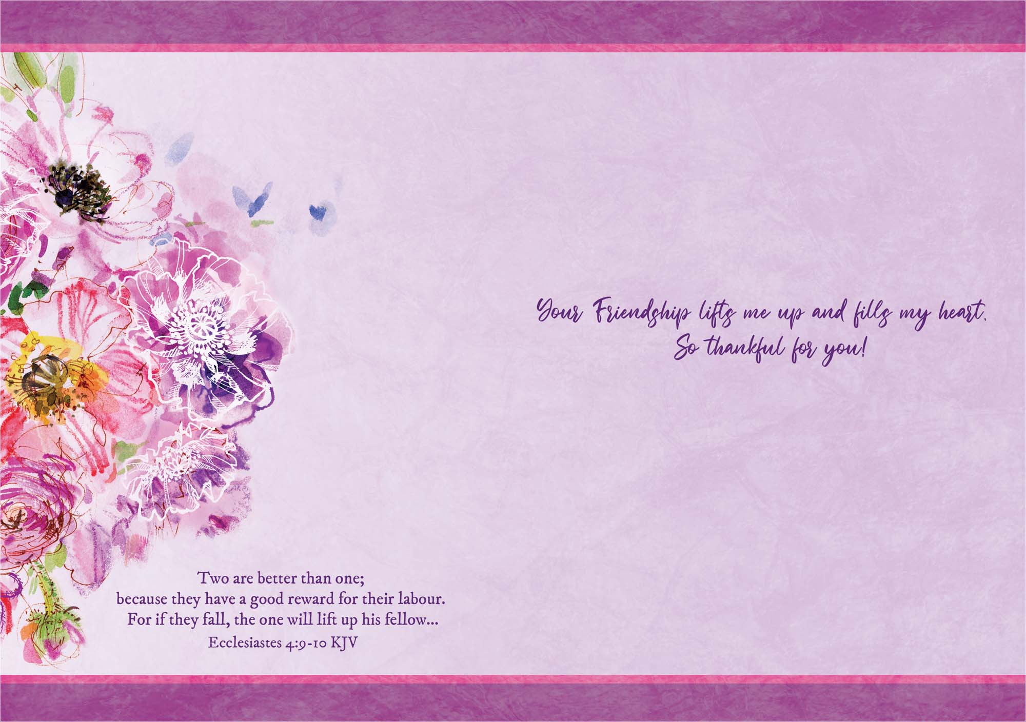Religious Friendship Card | Friends Brighten Your Day