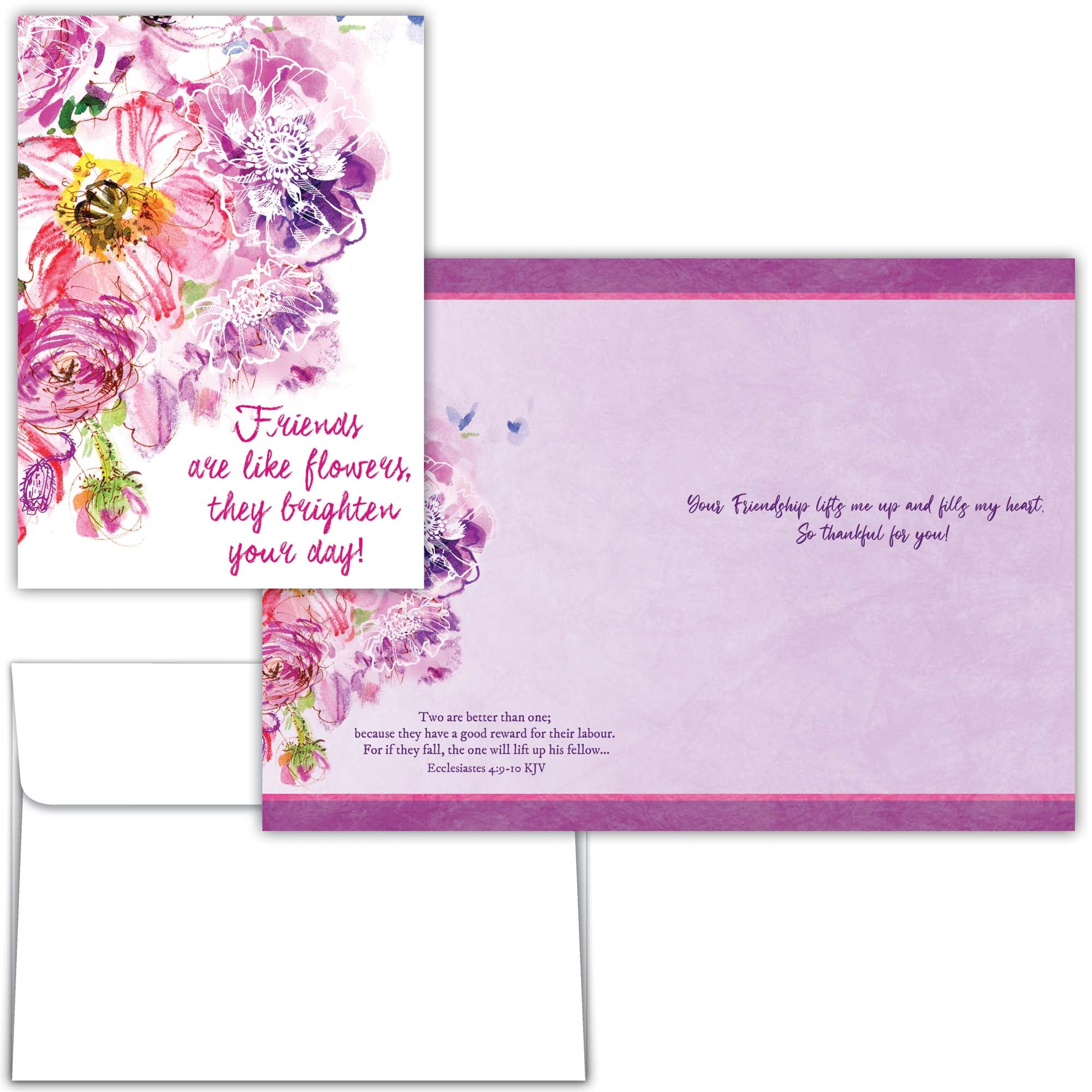 Religious Friendship Card | Friends Brighten Your Day