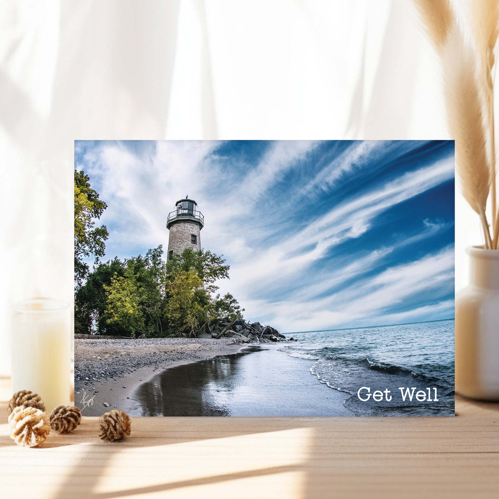Christian Get Well Card with Scripture (KJV) – Lighthouse