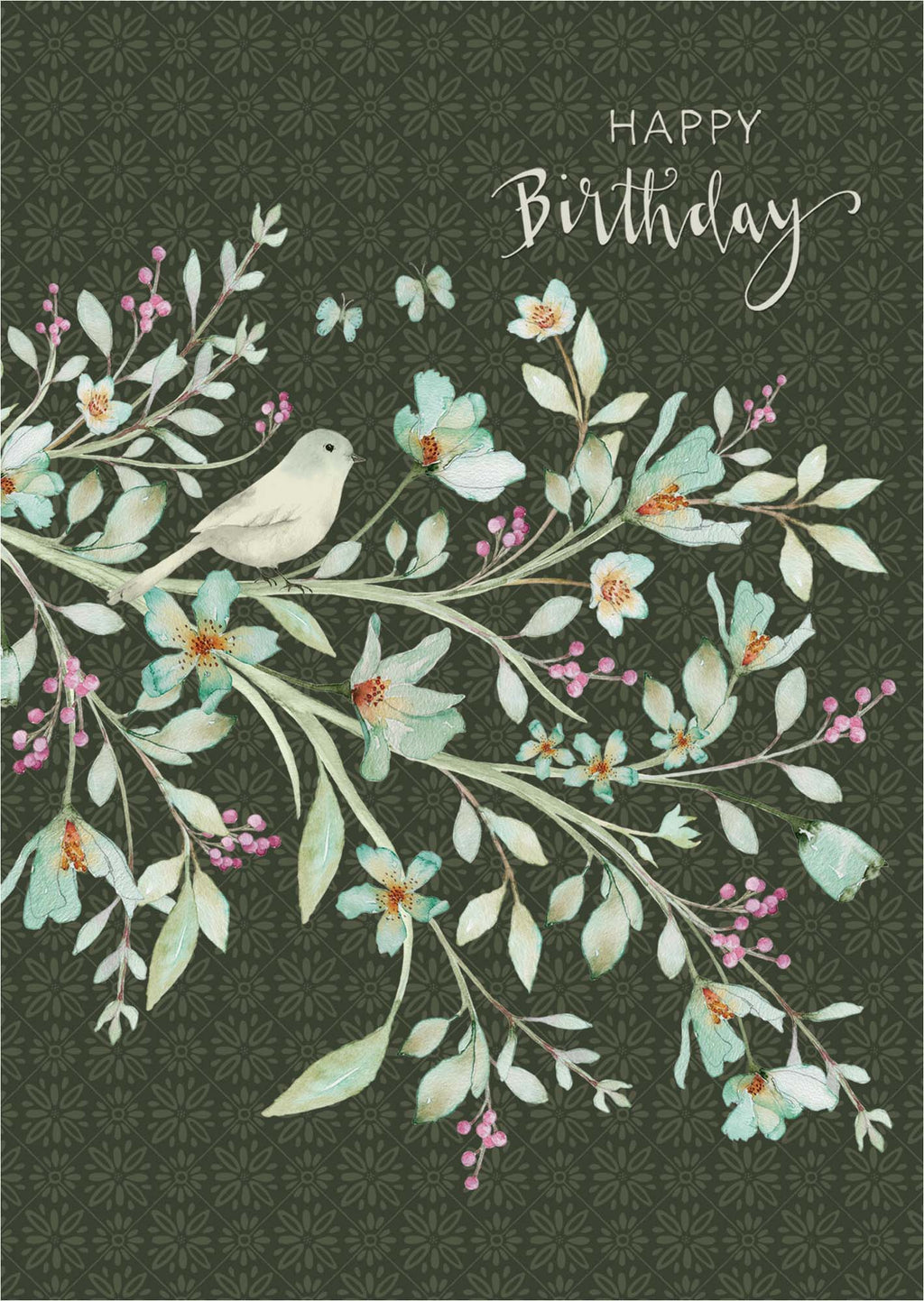 Religious Birthday Card | Butterflies and Birds