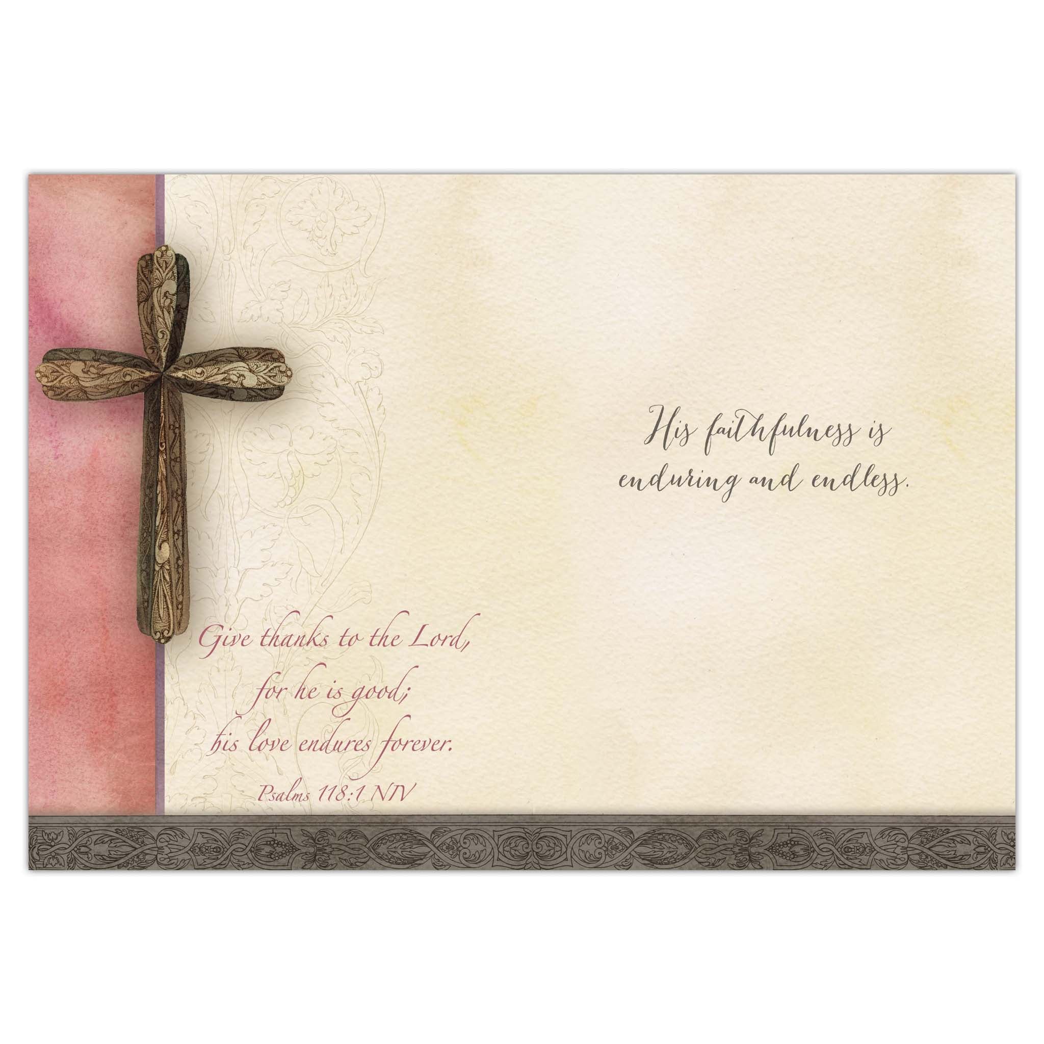 Colored Interior Scripture and Verse 