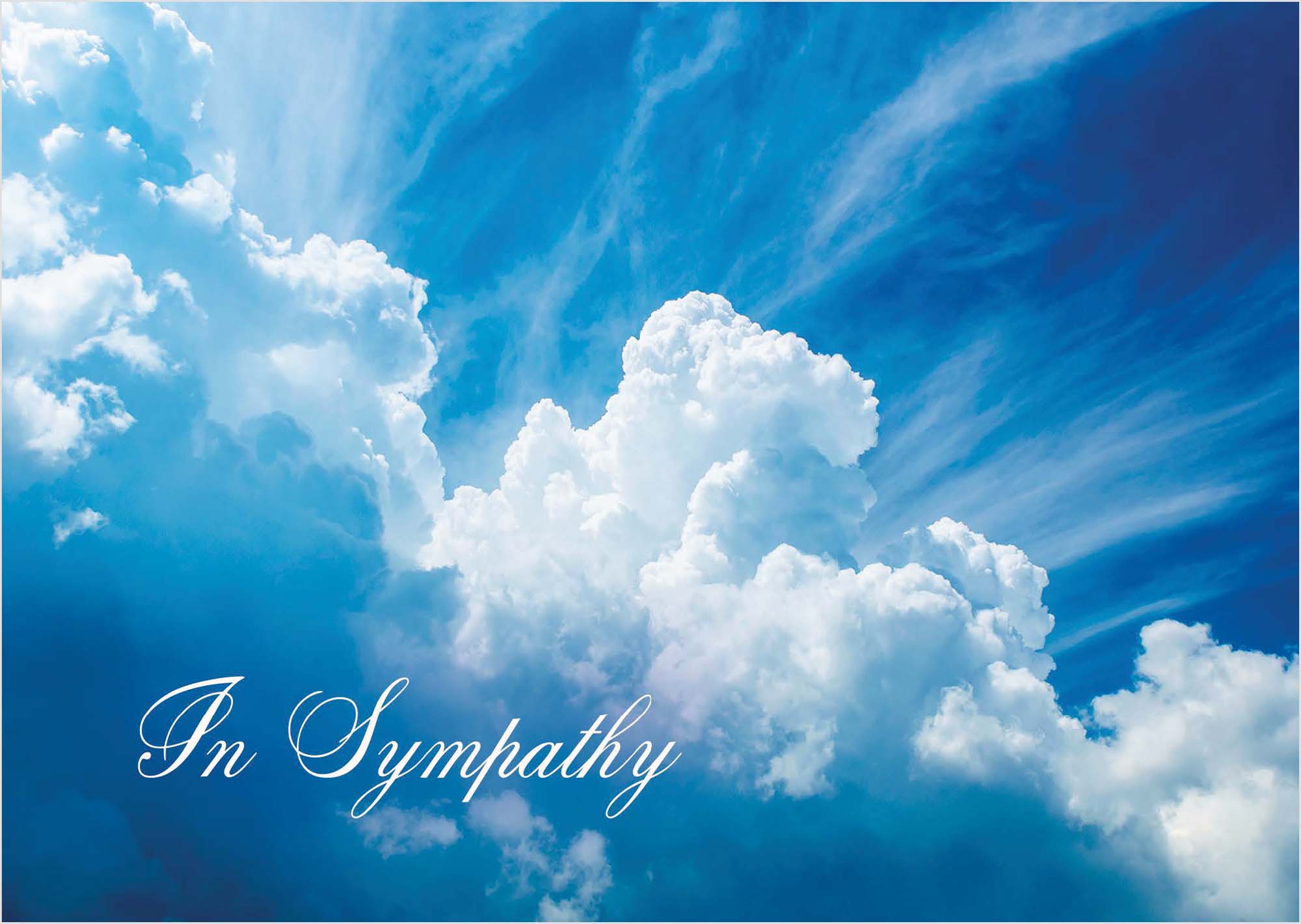 Sky and Clouds | Religious Sympathy Card
