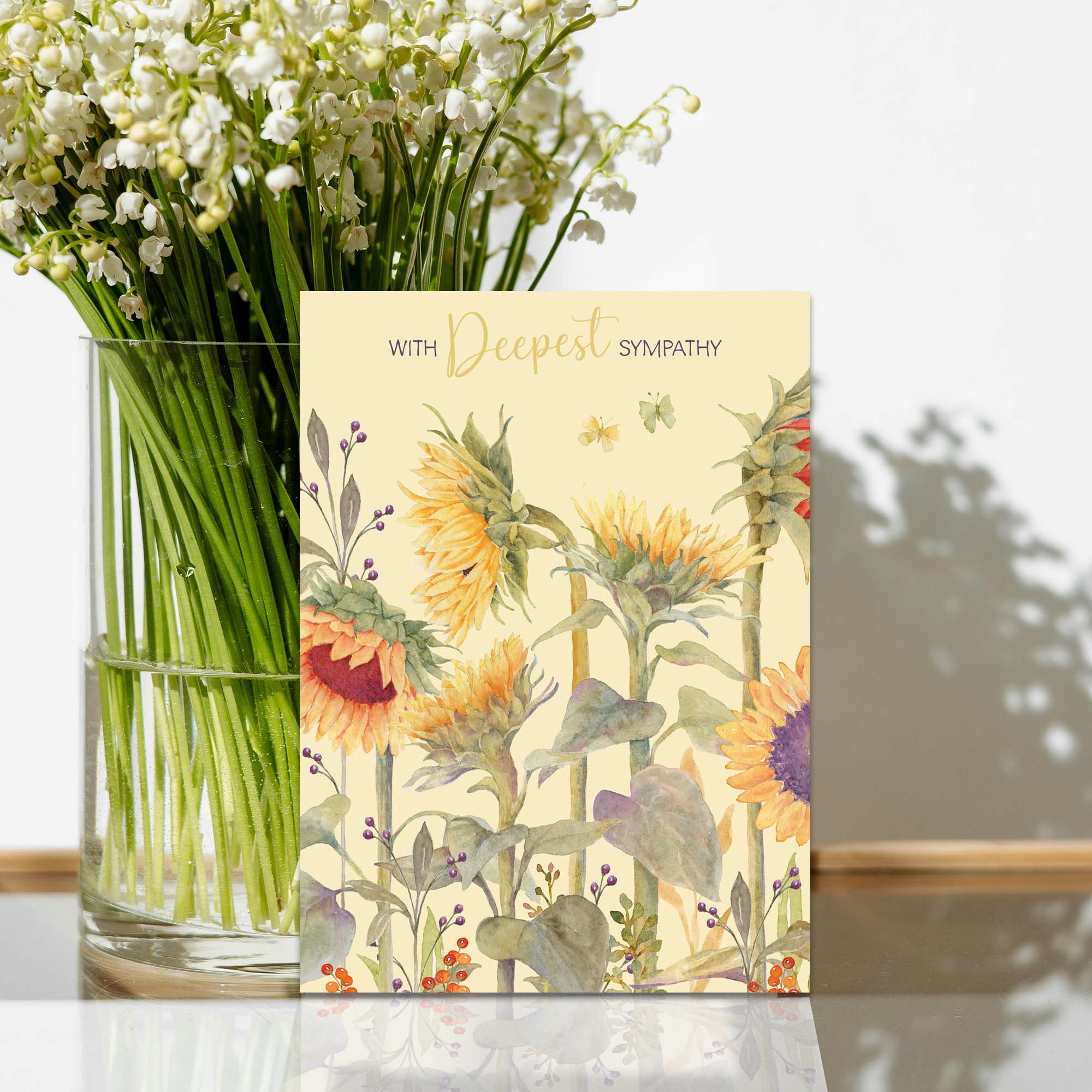 Christian Sympathy Card | Sunflowers