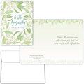 Christian Sympathy Card with Scripture | With Sympathy Greenery