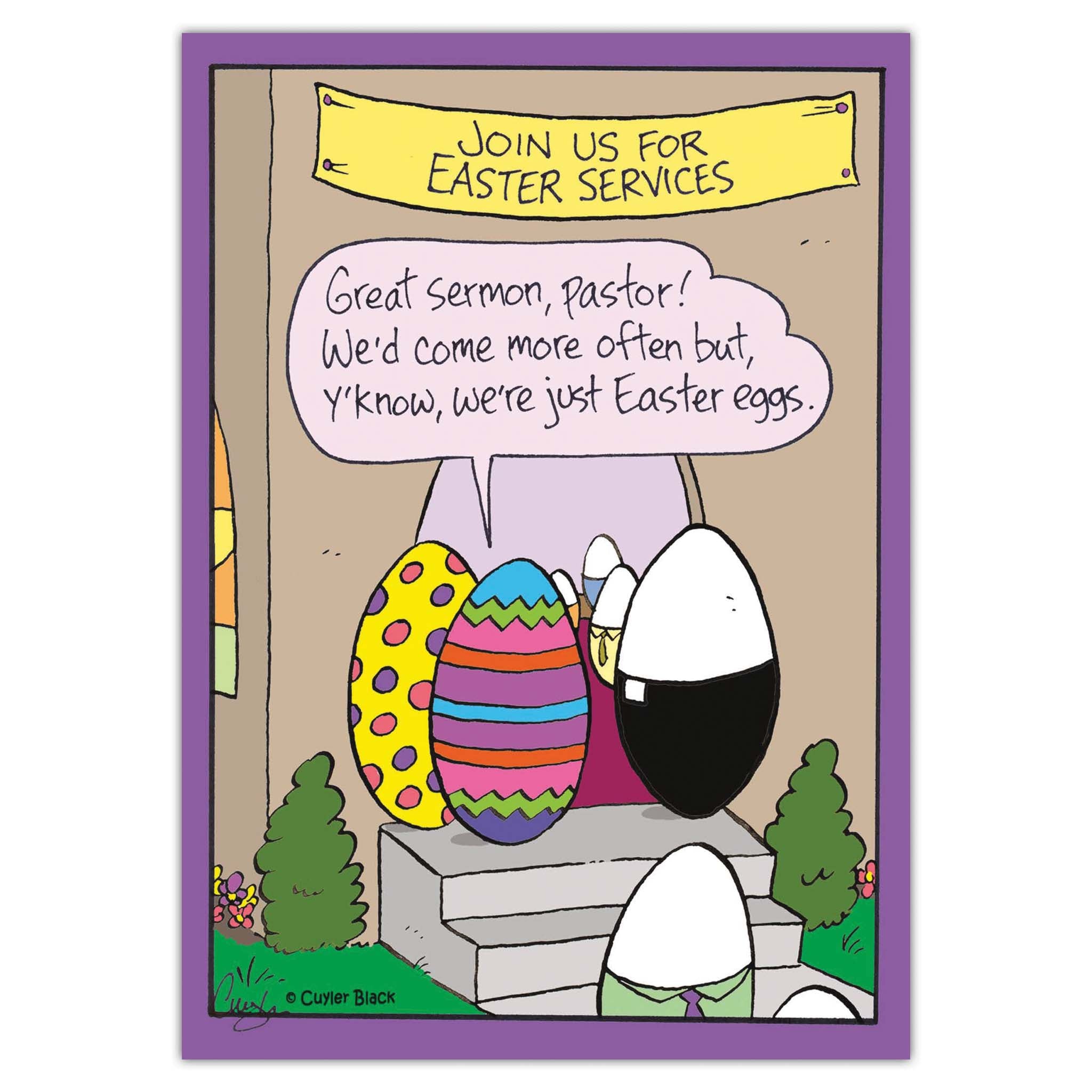 Front of Easter Card with Scripture