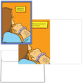 Front and Interior of Christian Humor Card