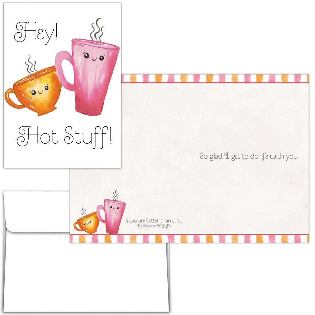 Front and interior of card