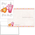 Front and interior of card