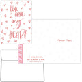 Christian Valentine's card with scripture Front and Interior