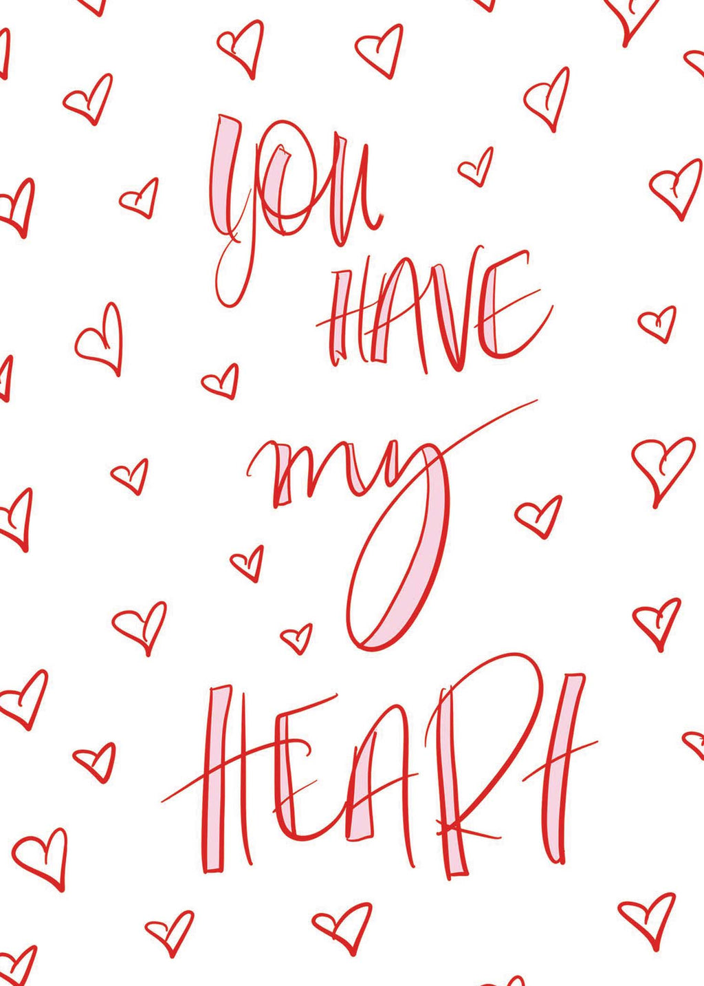 Front of Valentine Card