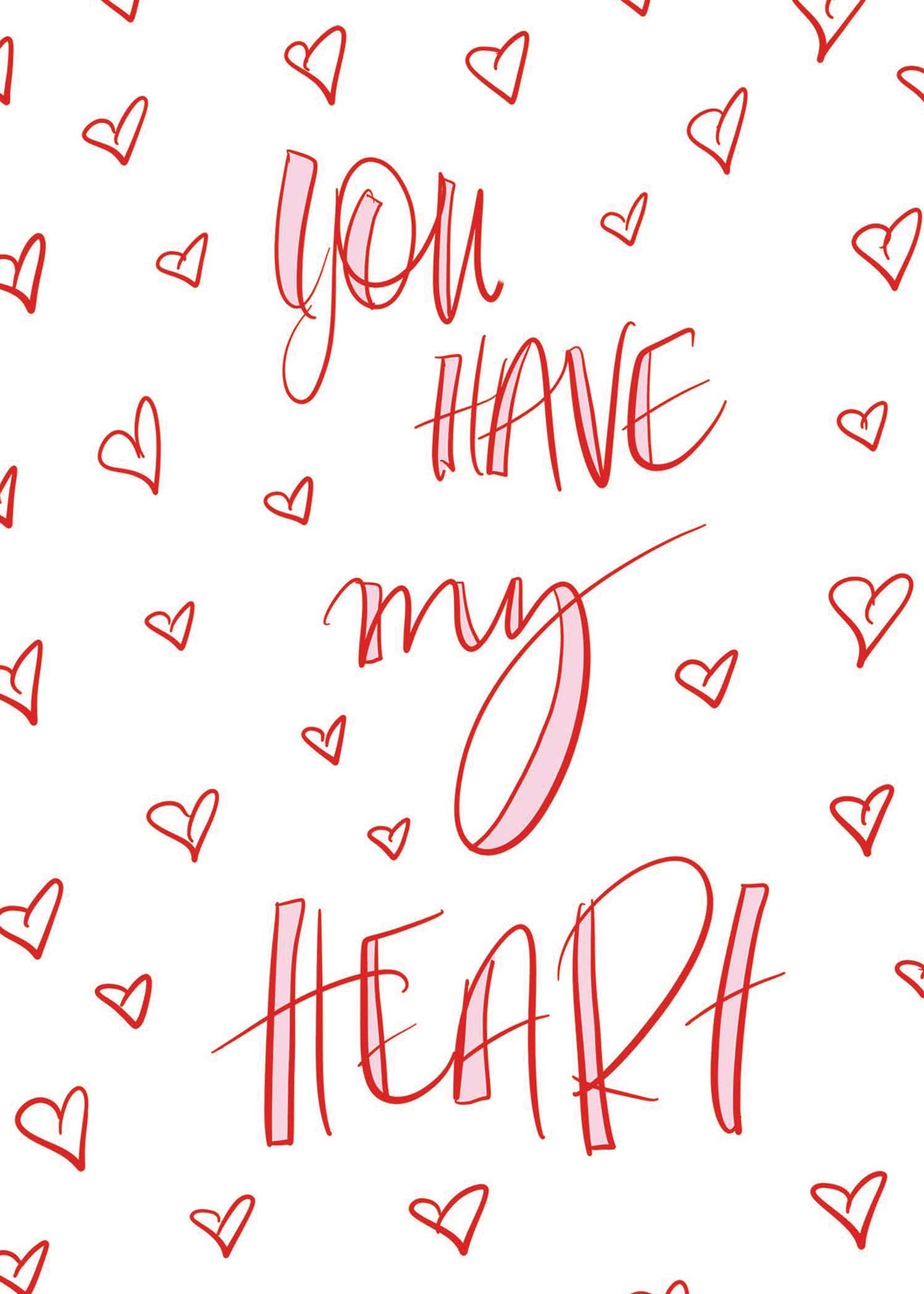 Front of Valentine Card