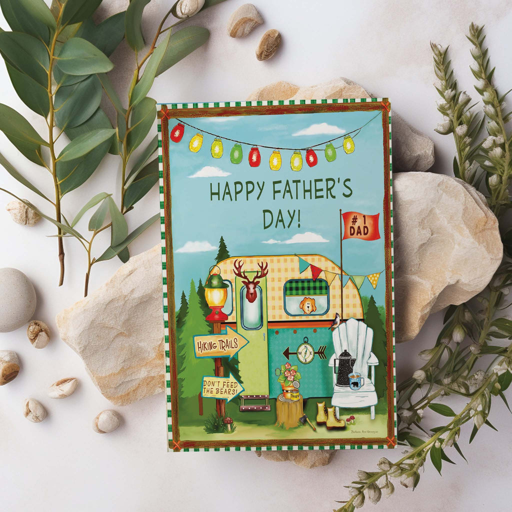 Camper Lantern Boots | Christian Father's Day Card by Shared Blessings