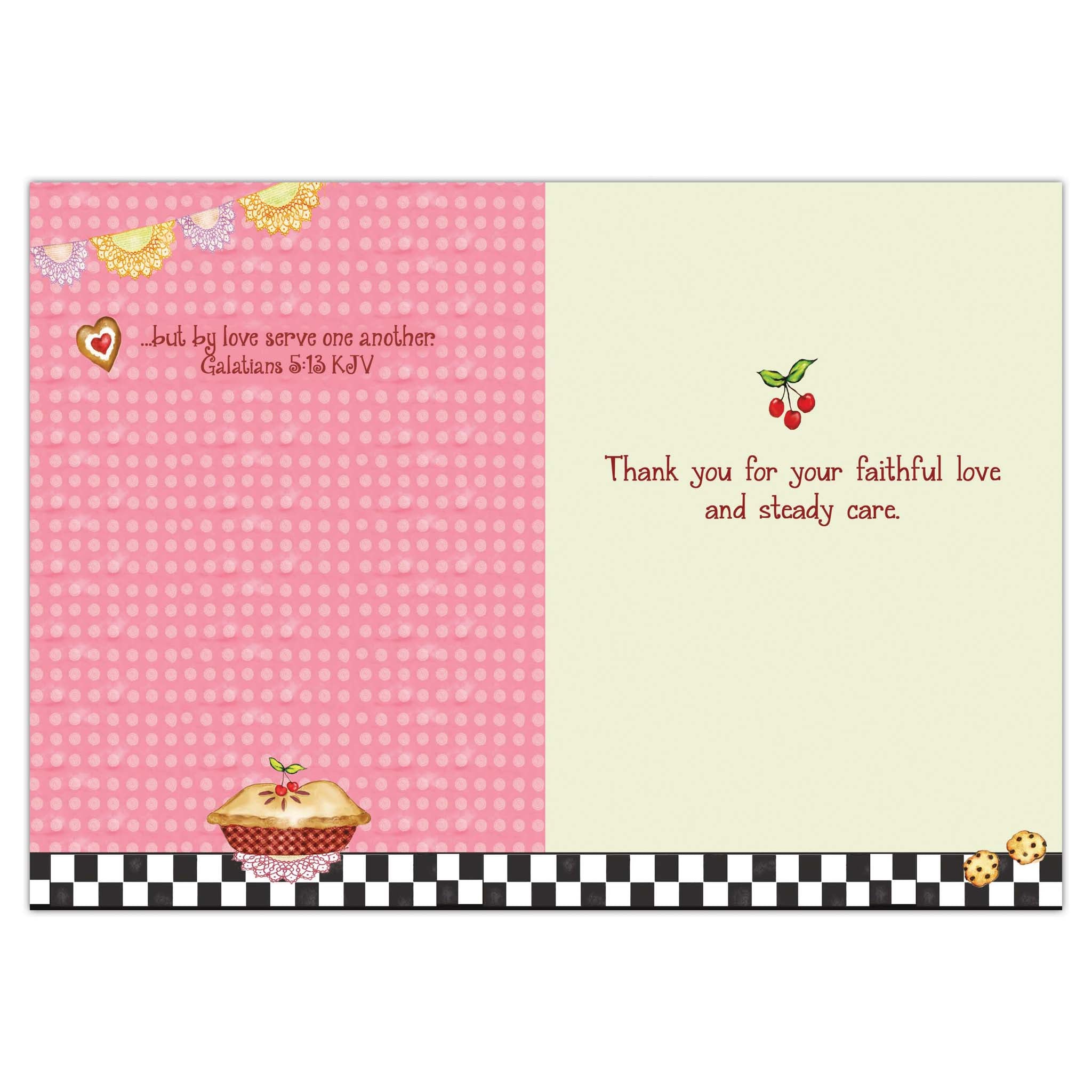 Two cards with different designs and text on a white background