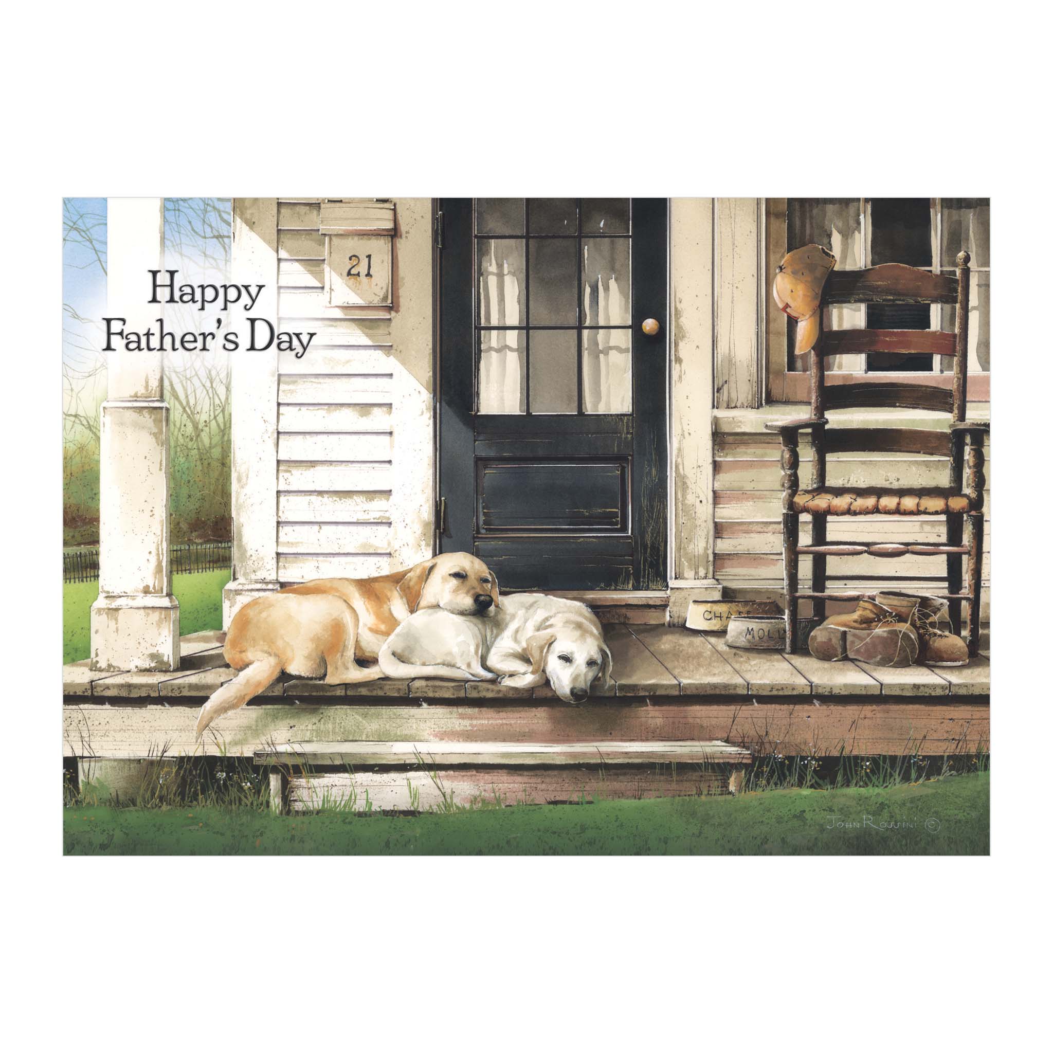 Front of Christian Father's Day Card