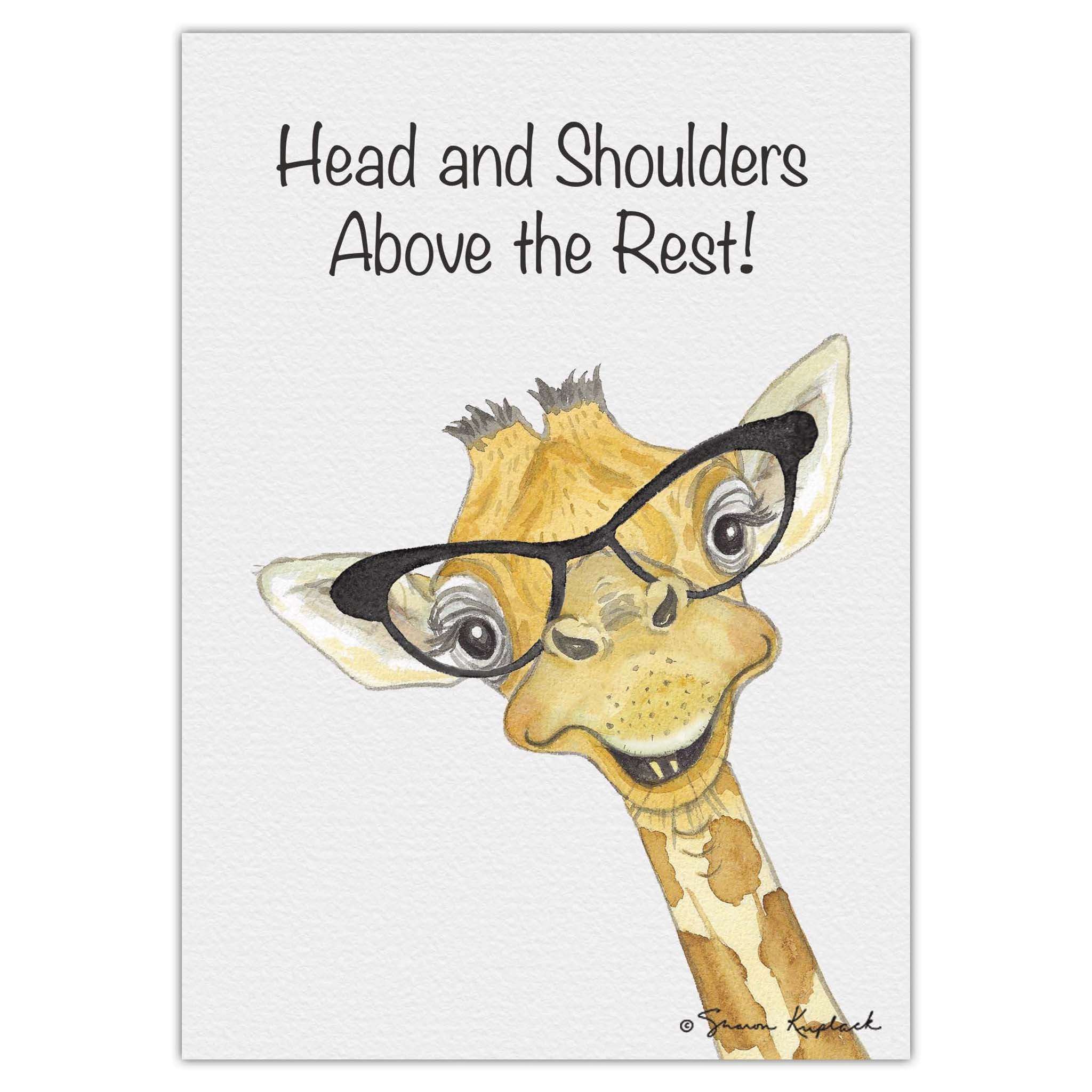 Giraffe with Glasses | Christian Father's Day Card by Shared Blessings