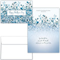 Floral Mother's Day card with matching envelope and additional card with text.