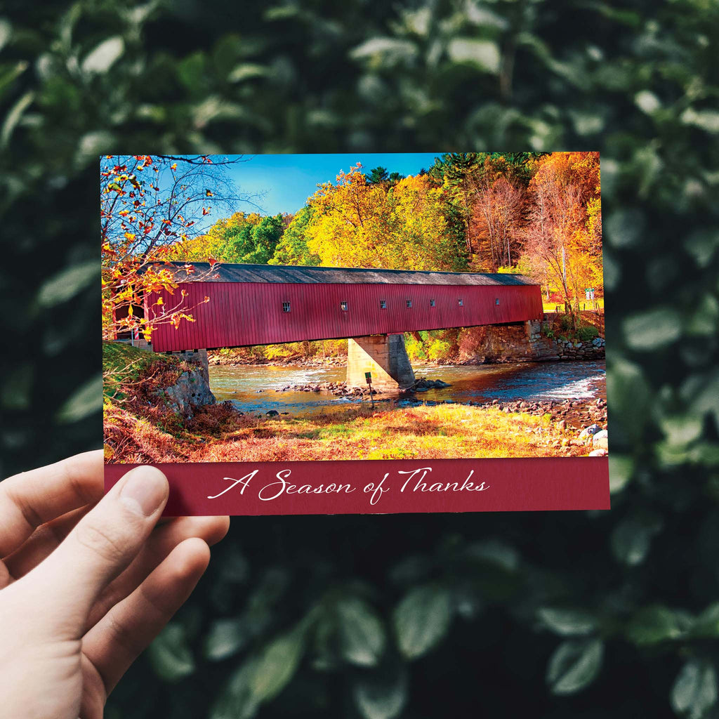 Hand Holding Religious Thanksgiving Card