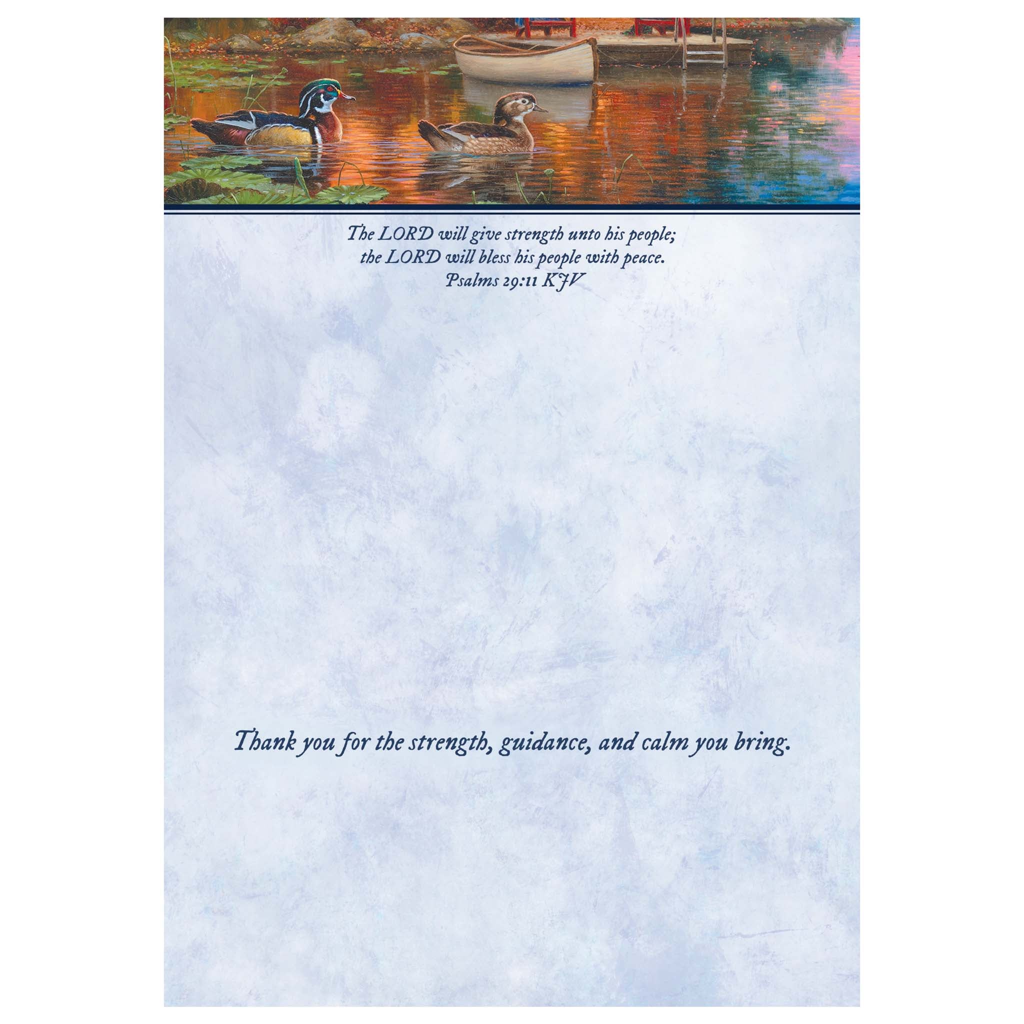 Interior of Father's Day Card
