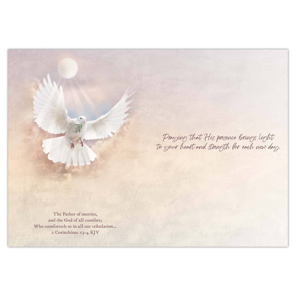 Interior of Sympathy Card