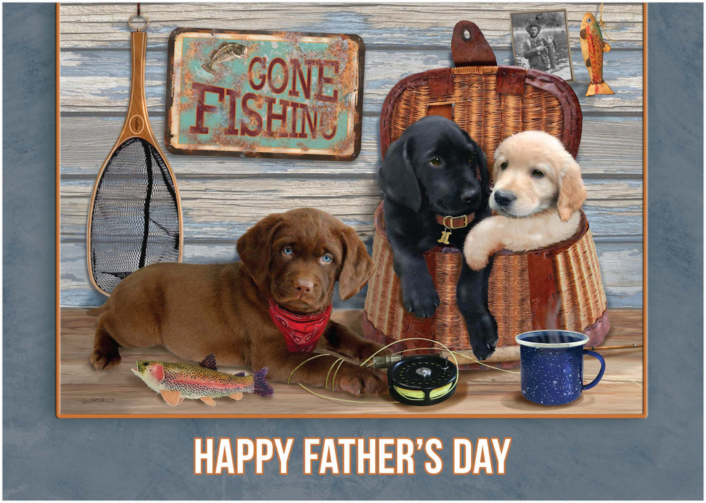 Front of Father's Day Religious card