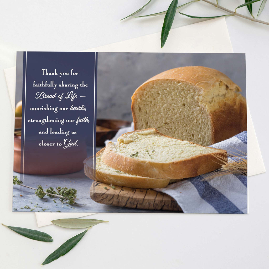 Loaf of Bread with scripture verse 