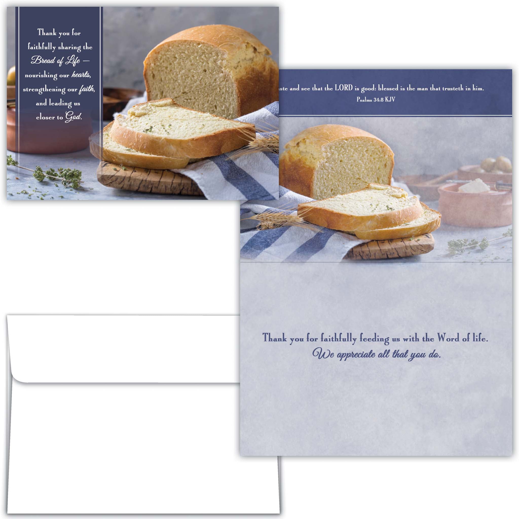 Ministry Appreciation Card Front and Interior of Card