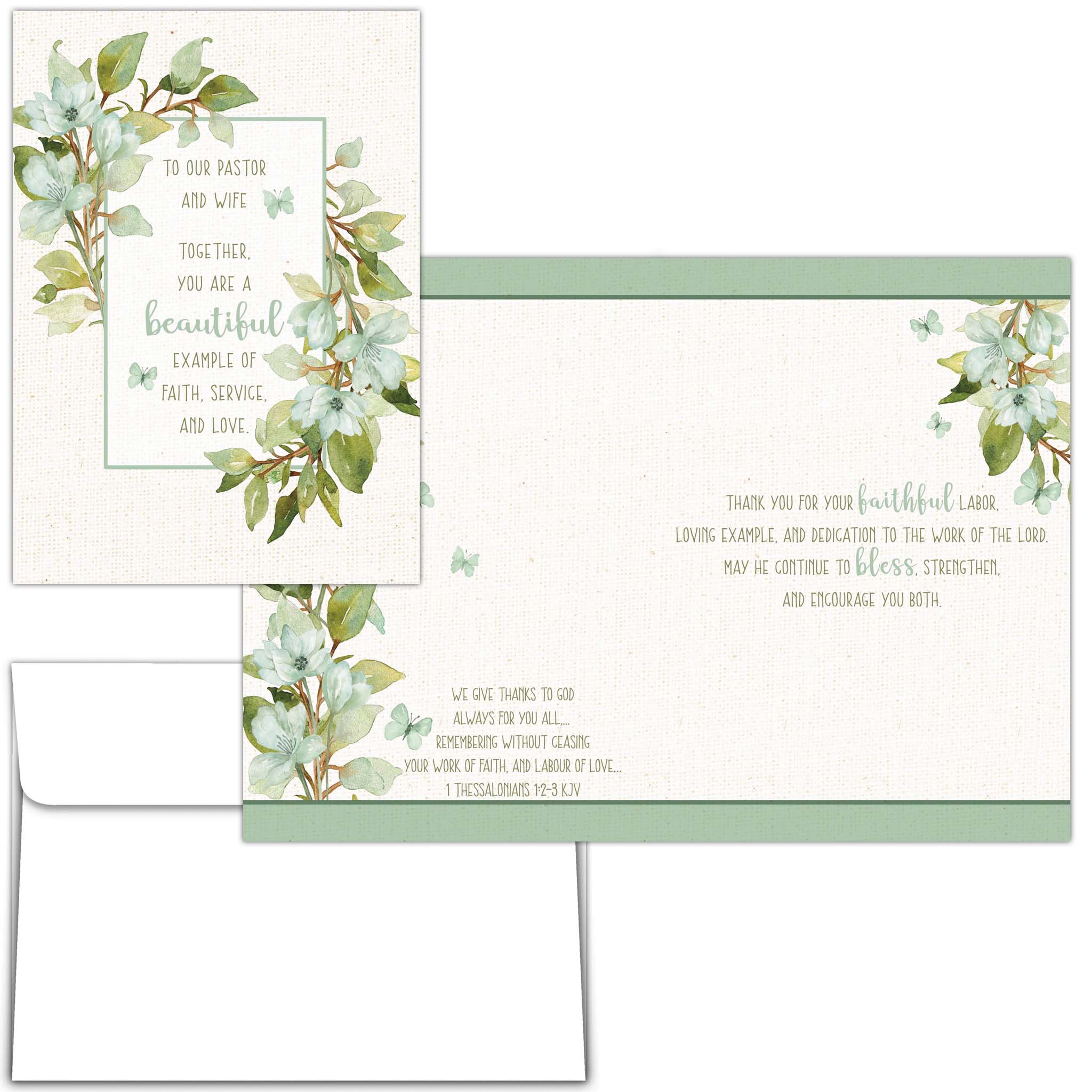 Ministry Appreciate Front and Back of Card