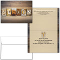 Front and Interior of Ministry Appreciation Card