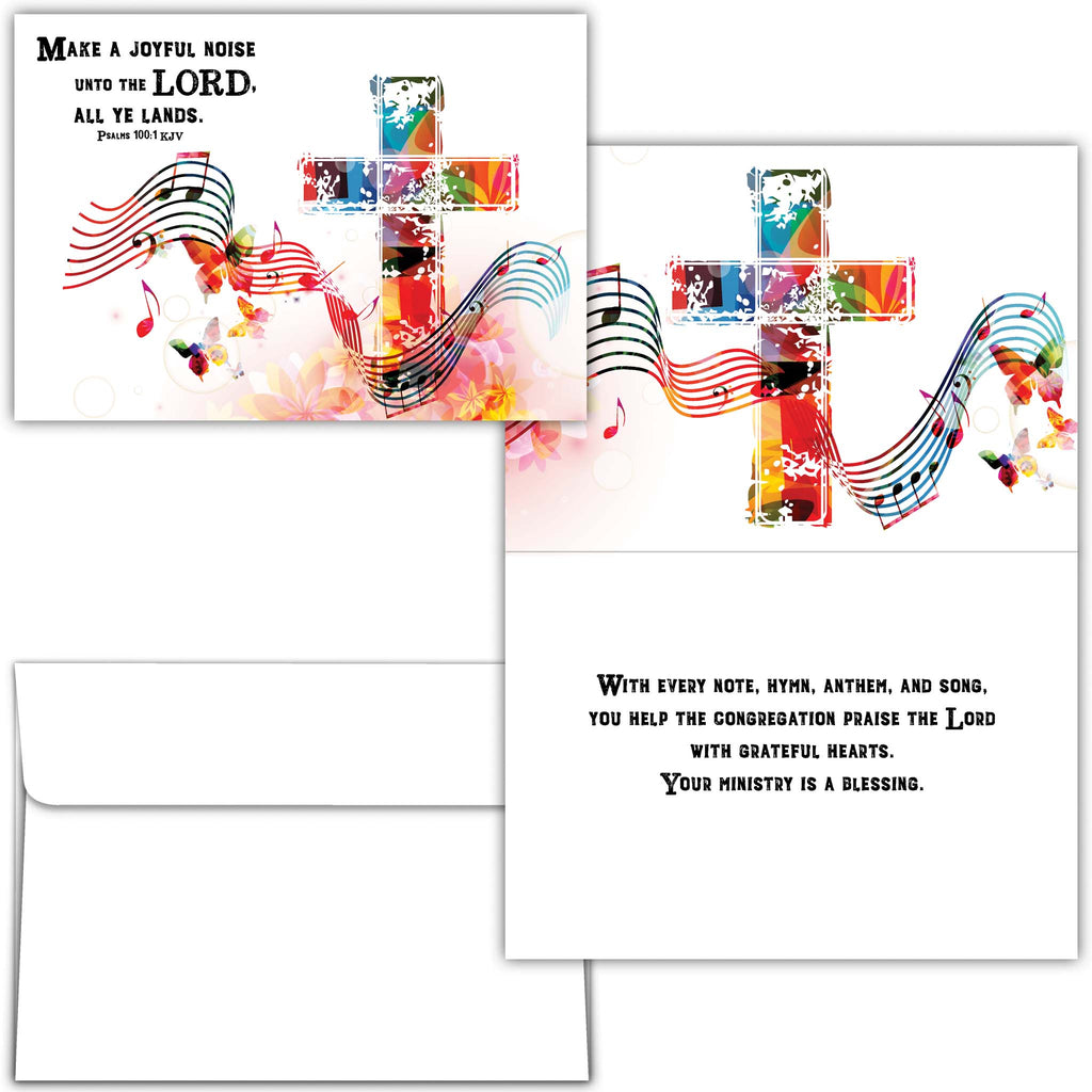 Christian Ministry Appreciation Front and Interior of card