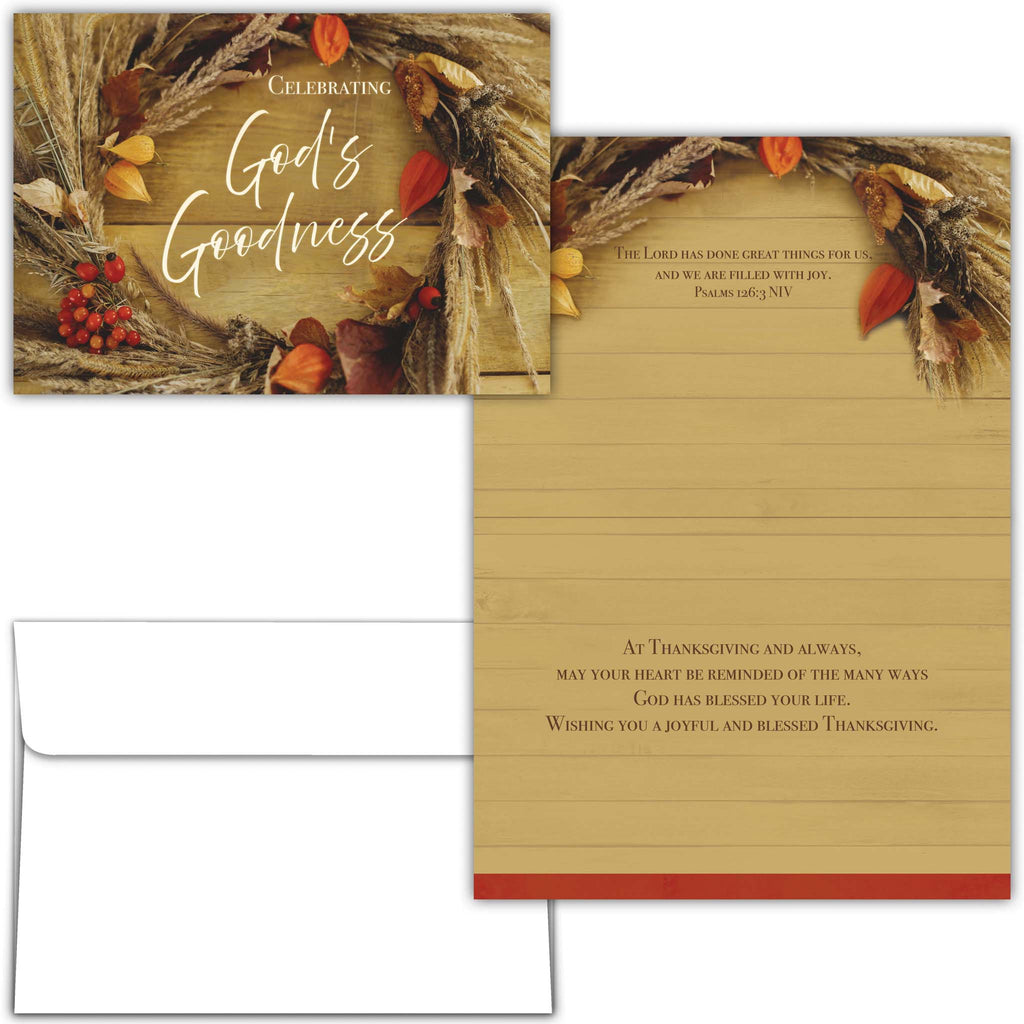 Front and Interior of Card