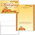 Front and Interior of Religious Thanksgiving Card