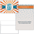 Front and Interior of Religious Father's Day Card