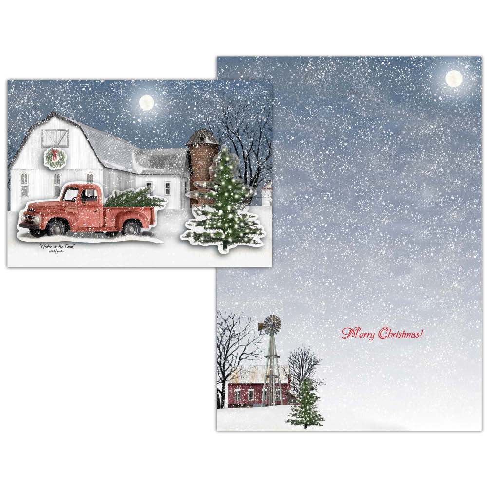 Wintery Weather - Special Finish Boxed Christmas