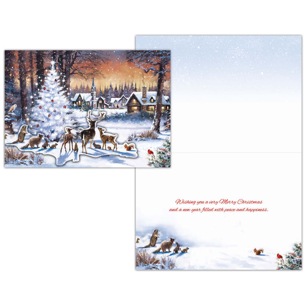 Christmas Woods - Special Finish Boxed Christmas Cards