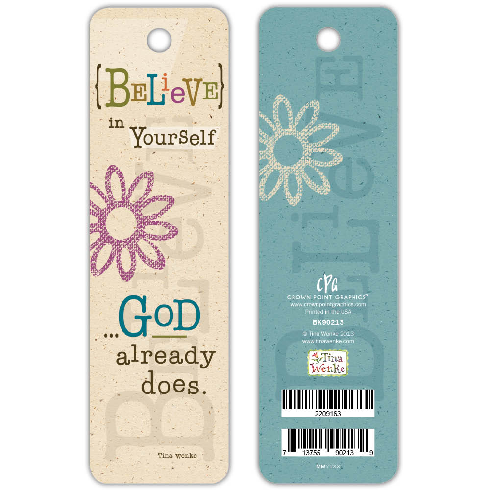 Believe in Yourself -bookmark