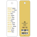 Word Art by Louise Carey I -bookmark