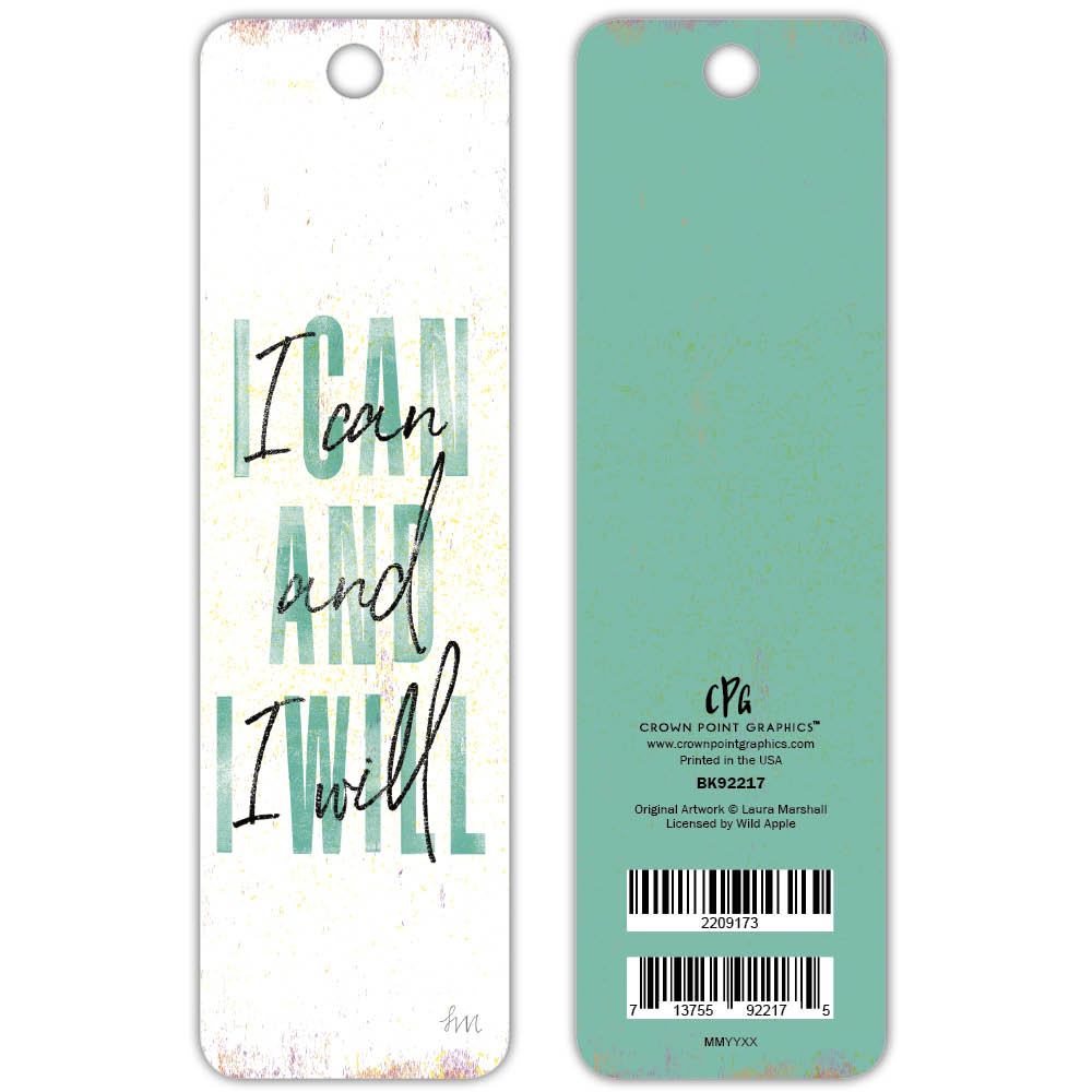 I can and I will -bookmark