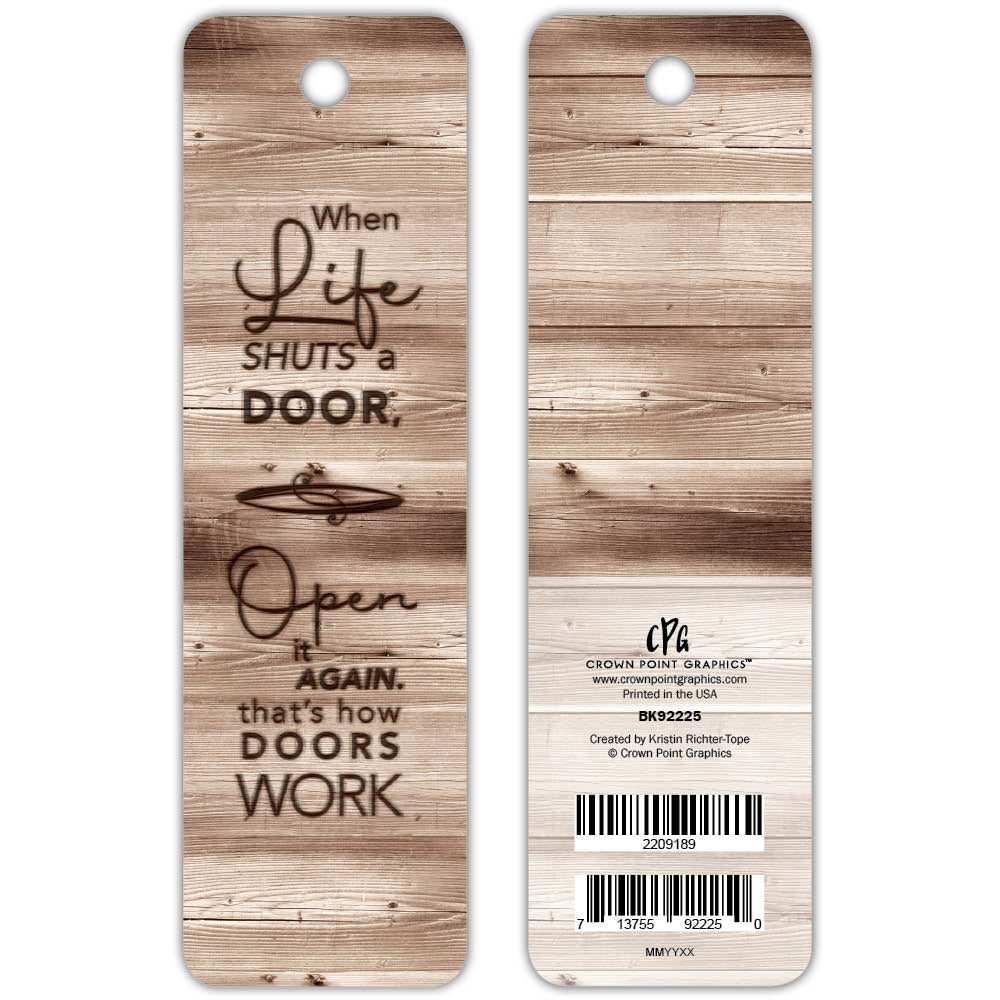 When Life Shuts a Door..... -bookmark